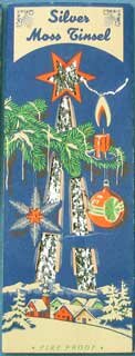On the back printed text "WESTERN GERMANY" and decorated with holly, christmas tree sprig and mistletoe.